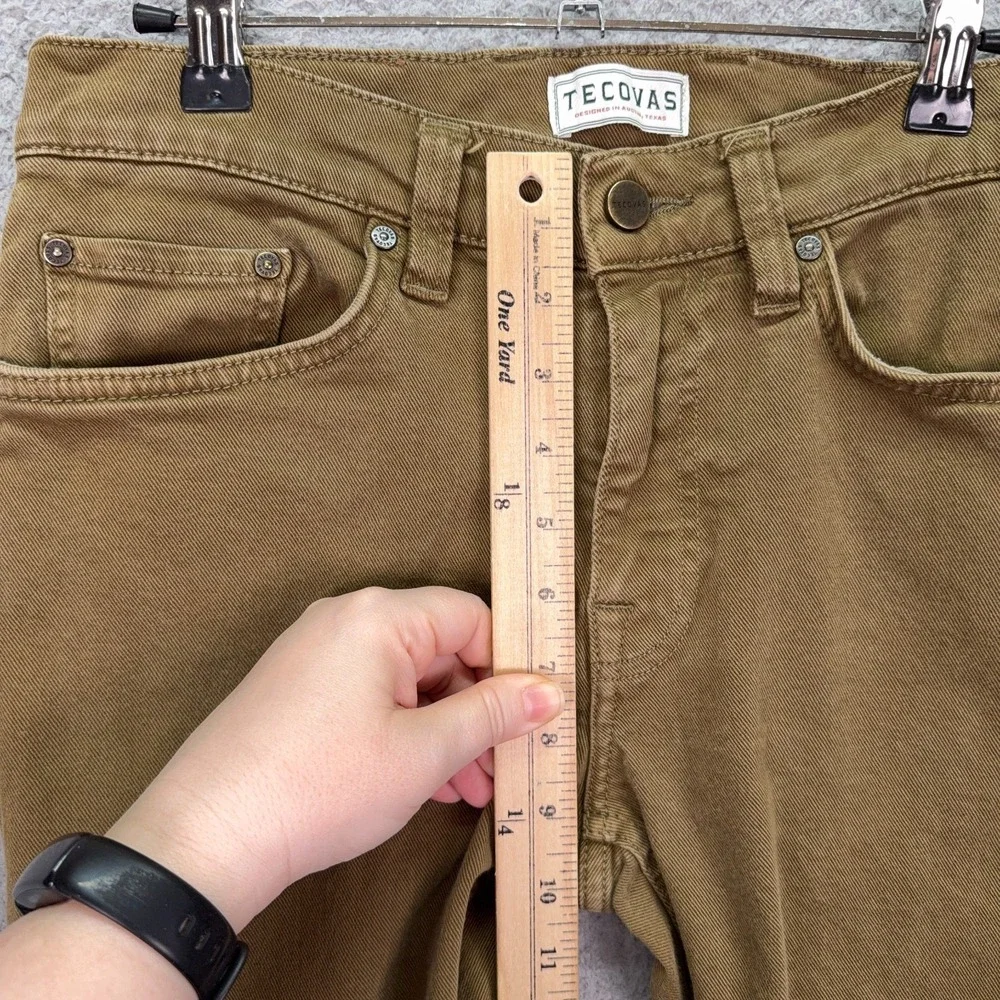Tecovas Jeans Mens 30x32 Brown Straight 5 Pocket Comfort Stretch Western Rodeo